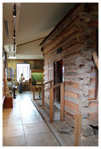 Sequoyahâ€™s one-room log cabin